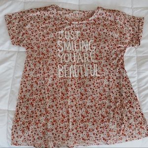 Cute flower T-shirt